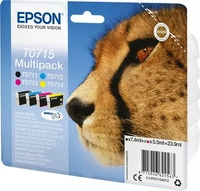 Epson C13T07154012, Epson T0715 (C13T07154012) Tintenpatrone Multipack 1255 Seiten