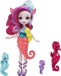 MATTEL HCF73, MATTEL HCF73 Royal Enchantimals Sedda Seahorse-Puppe (ca. 15 cm)...