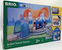 BRIO 63397300, BRIO 63397300 Smart Tech Sound Bahnhof mit Action Tunnel