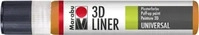 MARABU 180309613, Marabu 180309613 Marabu 3D-Liner 3D-Orange 613, 25 ml, Grundpreis:
