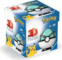 RAVENSBURGER 11581, RAVENSBURGER 11581 3D-Puzzle-Ball 54 Teile Pok&eacute;mon Netzball