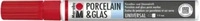 MARABU 12331125, Marabu 12331125 Marabu-Porcelain Painter Kirsche 125, 1-2mm