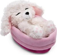NICI 49749, NICI 49749 Kuscheltier Sleeping Pets wei&szlig;er Pudel 12 cm im K&ouml;rbchen