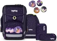 ERGOBAG 01212-90358-10, ERGOBAG 01212-90358-10 Cubo 5-teiliges Schulrucksack-Set Neo