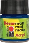 MARABU 140105053, Marabu 140105053 Marabu Decormatt Acryl Dunkelblau 053, 50 ml,