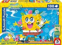 SCHMIDT SPIELE 56545, SCHMIDT SPIELE 56545 Kinderpuzzle 100 Teile SpongeBob,