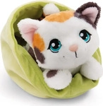 NICI 61332, NICI 61332 Kuscheltier Katze gefleckt 12cm im K&ouml;rbchen