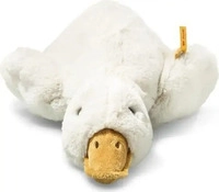 STEIFF 075506, STEIFF 075506 Gilda Gans 47 cm weiss liegend