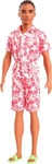 BARBIE HYT99, MATTEL HYT99 Barbie Fashionista Ken Puppe im Hawaii-Muster Outfit