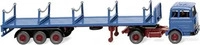 WIKING 055406, WIKING 055406 1:87 Rungensattelzug (MB) - azurblau