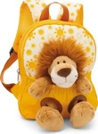 NICI 49850, NICI 49850 Rucksack mit Pl&uuml;schtier 21 x 26 cm L&ouml;we 25cm gelb