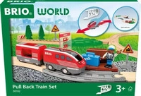 BRIO 63610200, BRIO 63610200 Eisenbahn-Sets Zugset mit R&uuml;ckziehmotor