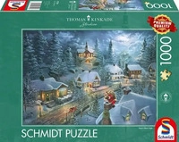 SCHMIDT SPIELE 57529, SCHMIDT SPIELE 57529 Puzzle 1000 Teile Santas Silent Night