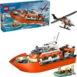 LEGO CITY 60504, LEGO City 60504 Rettungsboot der K&uuml;stenwache mit Hubschrauber