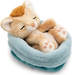 NICI 62873, NICI 62873 Kuscheltier L&ouml;we 12cm schlafend im K&ouml;rbchen blau