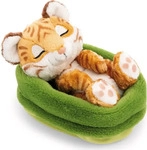 NICI 62872, NICI 62872 Kuscheltier Tiger 12cm schlafend im K&ouml;rbchen