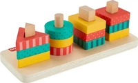 FISHER-PRICE HXV05, FISHER-PRICE HXV05 Fisher-Price Buntes Holz-Stapelspielset