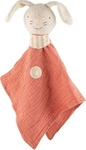 SIGIKID 39925, SIGIKID 39925 Baby Musselin Schnuffeltuch Hase, korallrosa
