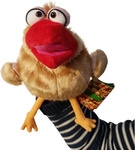 LIVING PUPPETS W257, LIVING PUPPETS W257 Handspieltiere Petronella Piepspatz