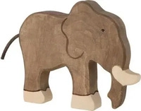 HOLZTIGER 80147, HOLZTIGER 80147 Elefant ca. 19 x 2,8 x 15 cm, Holz