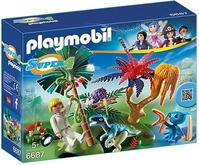 PLAYMOBIL SUPER 4 6687, PLAYMOBIL SUPER 4 PLAYMOBIL 6687 Lost Island mit Alien...