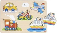 GOKI 57519, GOKI 57519 Soundpuzzle Verkehrsmittel, mit Fahrzeugsounds