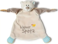 NICI 40041, NICI 40041 Schmusetuch B&auml;r "kleiner Spatz" 25 x 25 cm