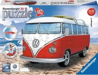 RAVENSBURGER 12516, RAVENSBURGER 12516 3D-Puzzle Volkswagen T1 - Surfer Edition