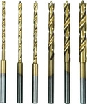 PROXXON 4528876, PROXXON 4528876 HSS Spiralbohrersatz mit Zentrierspitze, 1,5 bis 4