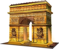 RAVENSBURGER 12522, RAVENSBURGER 12522 3D-Puzzle Triumphbogen bei Nacht