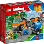 LEGO JUNIORS 10750, LEGO Juniors 10750 Stra&szlig;enbau-Laster