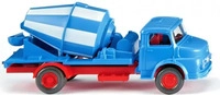 WIKING 053202, WIKING 53202 1:87 Betomischer (MB Kurzhauber) - blau/wei&szlig;