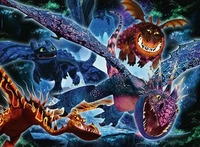 RAVENSBURGER 13710, RAVENSBURGER 13710 Kinderpuzzle Leuchtende Dragons