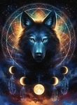 RAVENSBURGER 13970, RAVENSBURGER 13970 Puzzle Leuchtender Wolf