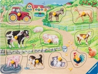 RAVENSBURGER 03689, RAVENSBURGER 3689 Kinderpuzzle Morgens auf dem Bauernhof