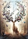 RAVENSBURGER 15018, RAVENSBURGER 15018 Puzzle Magischer Hirsch