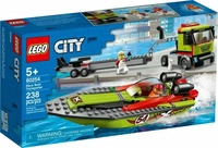 LEGO CITY 60254, LEGO City 60254 Rennboot-Transporter