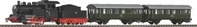 PIKO 97933, PIKO 97933 H0 Starter-Set Dampflok Personenzug A-Gleis & Bettung, PKP