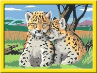 RAVENSBURGER 28486, RAVENSBURGER 28486 Malen nach Zahlen Kleine Leoparden