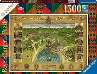 RAVENSBURGER 12000720, RAVENSBURGER 12000720 Puzzle 1500 Teile Hogwarts Karte