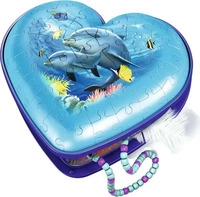 RAVENSBURGER 11172, RAVENSBURGER 11172 3D Puzzle Herz Unterwasserwelt