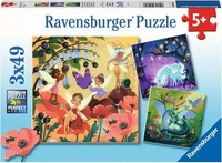 RAVENSBURGER 05181, RAVENSBURGER 05181 Puzzle Einhorn, Drache und Fee