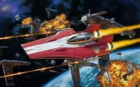 REVELL 06759, REVELL 06759 1:44 Star Wars A-Wing Fighter Rot