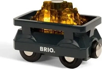BRIO 63389600, BRIO 63389600 Goldwaggon mit Licht
