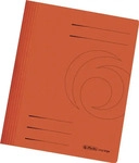 HERLITZ 11037009, HERLITZ 11037009 Schnellhefter A4 Karton gefaltet orange
