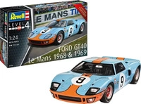 REVELL 07696, REVELL 07696 1:24 Ford GT 40 Le Mans 1968 & 1969