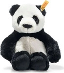 STEIFF 075650, STEIFF 075650 Soft Cuddly Friends Ming Panda, wei&szlig;/schwarz 27 cm