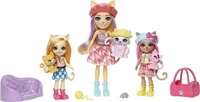 MATTEL HHC11, MATTEL HHC11 Enchantimals Siamkatzenfamilie Spielset mit 3...