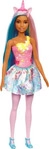 BARBIE HGR21, MATTEL HGR21 Barbie Dreamtopia Einhorn-Puppe im Regenbogen-Look