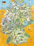 RAVENSBURGER 13337, RAVENSBURGER 13337 Kinderpuzzle Bunte Deutschlandkarte 200 Teile